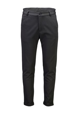 Lindbergh, SUPERFLEX KNITTED CROPPED PANT - Pantalones chinos - ink grey