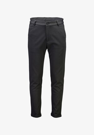 Lindbergh, SUPERFLEX KNITTED CROPPED PANT - Chino - ink grey
