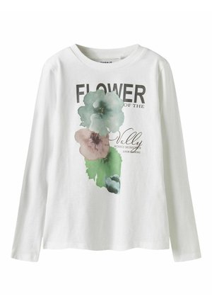 REGULAR FIT - T-shirt à manches longues - bright white