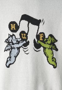 HUF SONG INTARSIA UNISEX - Jumper - off-white