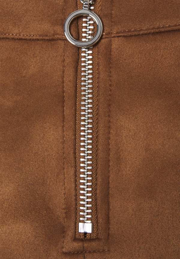 VMDONNADINA SHORT SKIRT - Mini skirt - cognac2