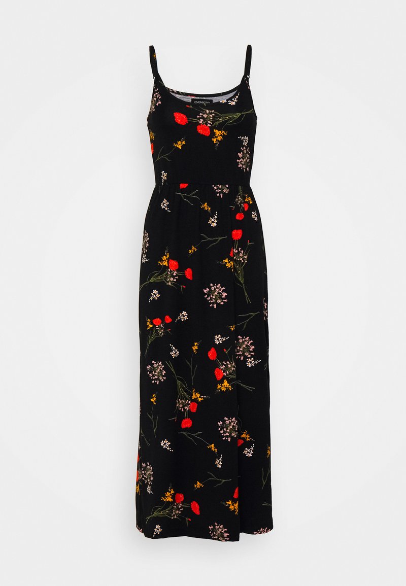 Damen Freizeitkleider | Even&Odd Tall Jerseykleid black/multi-coloured/schwarz - DT13813 Damen Freizeitkleider | Even&Odd Tall Jerseykleid black/multi-coloured/schwarz - DT13813