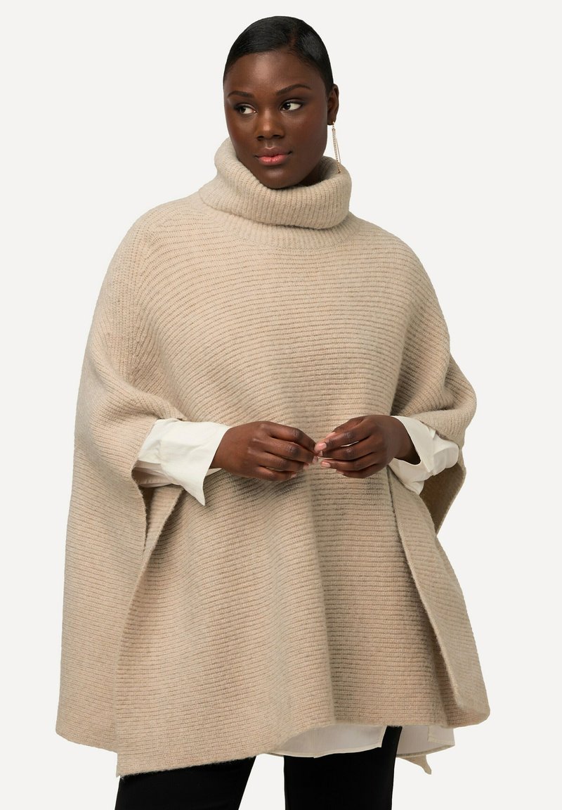 Ulla Popken Poncho - beige
