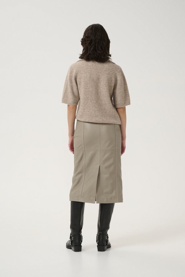 ALPHA - Polo shirt - warm sand melange4