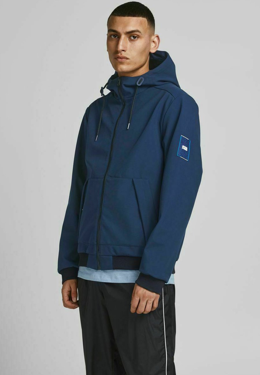 Jack \u0026 Jones Sudadera con cremallera - navy blazer/azul marino - Zalando.es