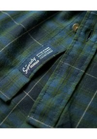 Superdry & Co VINTAGE CHECK - Camisa - hoxton check navy green
