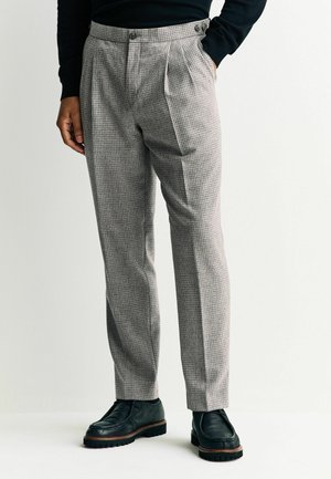 REGULAR FIT - SIGNATURE SMART CHECK - Anzughose - light grey