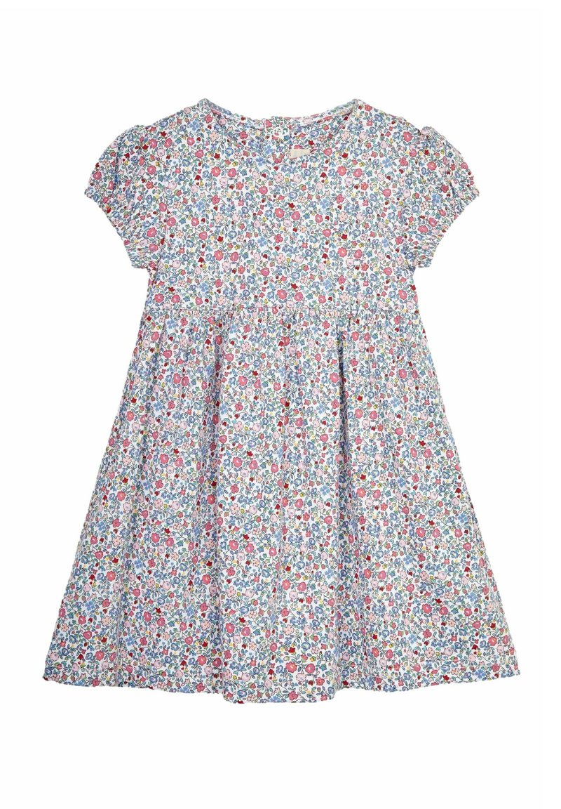 JoJo Maman Bébé STRAWBERRY DITSY FLORAL PUFF SLEEVE  REGULAR FIT - Rochie din jerseu - pink summer ditsy