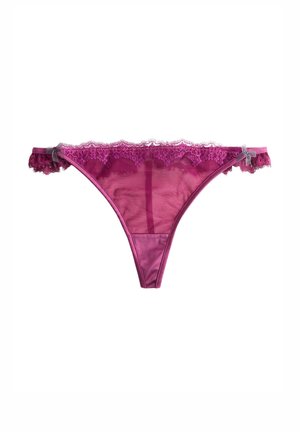 EMBROIDERED - String - dark magenta