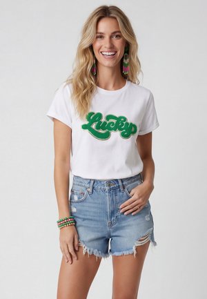 usha, T-SHIRT - Print T-shirt - white