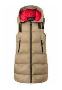 TIMEZONE PUFFER - KAPUZE WASSERABWEISEND ULTRALEICHT - Weste - beige