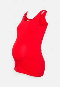 Anna Field MAMA 3 PACK - Top - light grey/white/red