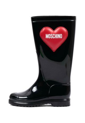 MOSCHINO, STIVALI PIOGGIA - Bottes en caoutchouc - black