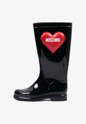 MOSCHINO, STIVALI PIOGGIA - Bottes en caoutchouc - black