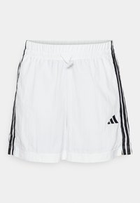 ESSENTIALS 3 STRIPES LIFESTYLE - Kurze Sporthose - white/black