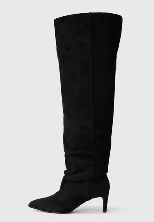 STASSI - Overknee laarzen - black