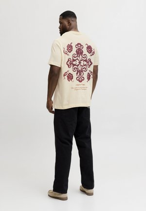 Jack & Jones JORMONTAUK GRAPHIC TEE - T-shirts print - antique white