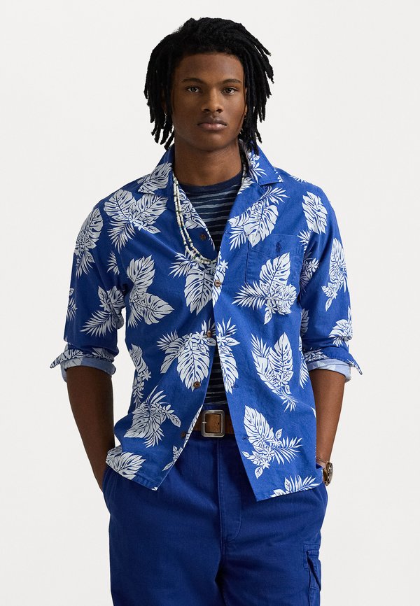 CLASSIC FIT MONSTERA-PRINT OXFORD SHIRT - Shirt - tropical monstera