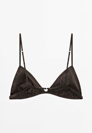 Massimo Dutti, POLKA DOT BRA WITH DETAIL - Triangel BH - dark brown