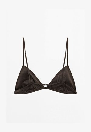 Massimo Dutti, POLKA DOT BRA WITH DETAIL - Triangel BH - dark brown