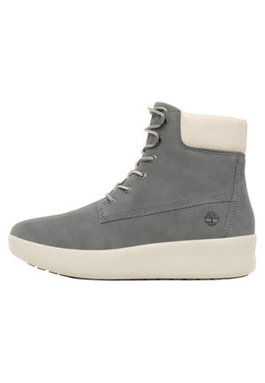 Kotníkové boty na platformě - grey