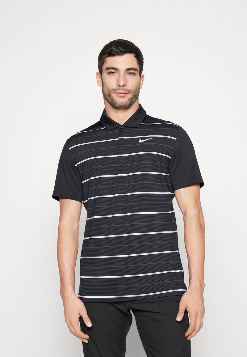 Nike Golf TW M DF STRIPE Polo shirt black/anthracite/white/black