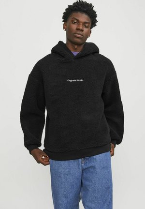 Jack & Jones TEDDY - Hoodie - black