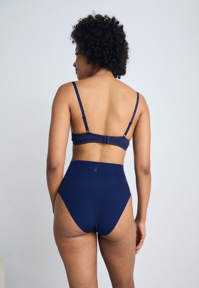 Costumi con bottoni spaghetti blu navy anni '50