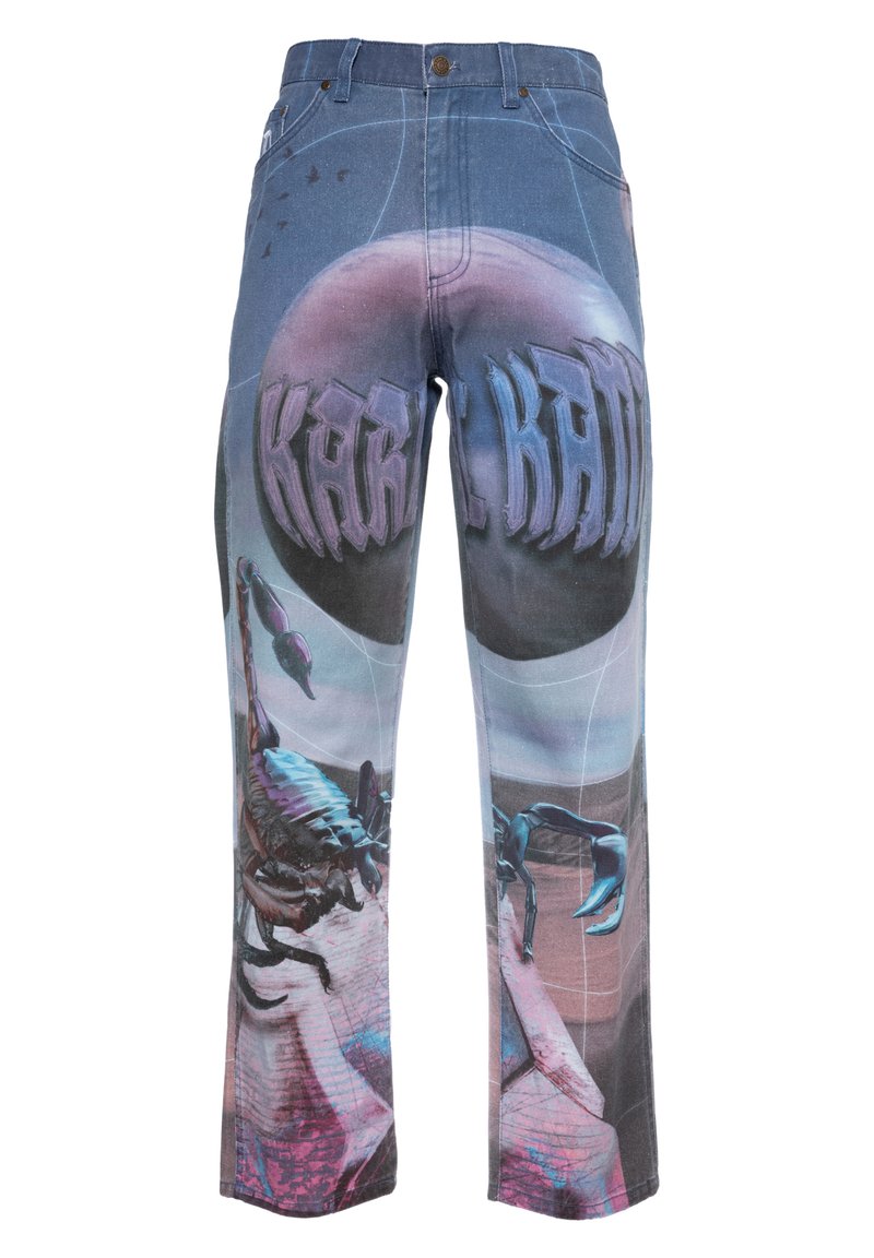 Karl Kani Straight leg jeans koningsblauw