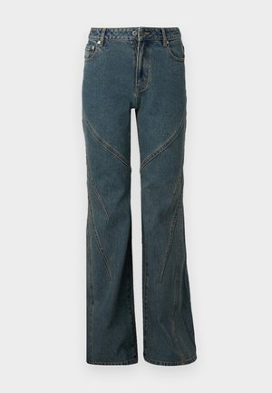DECONSTRUCTION - Jeans a zampa - blue