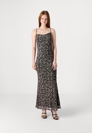 Gina Tricot COWL NECK MAXI  - Vestido largo - leo