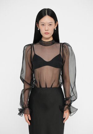 MAGIC TOUCH BODYSUIT  THONG - Blouse - black