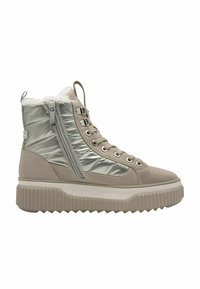 Tamaris Stivaletti con plateau - champagne