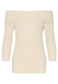 INDIANNA OFFSHOULDER  - Džemperis - pearled ivory
