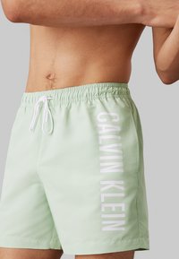 Calvin Klein Swimwear MEDIUM DRAWSTRING - Kopalne hlače - pastel green
