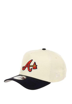 New Era ATLANTA BRAVES MLB INAUGURAL SEASON 2017 SIDEPATCH COOPERSTOWN CHROME 9FORTY A-FRAME - Cap - weiss