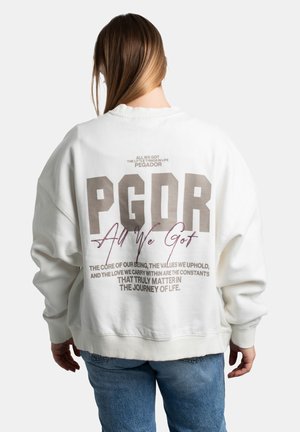 CRISSY - Sweatshirt - washed warm white