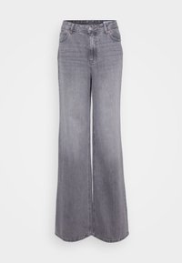 VMREMY WIDE - Wide leg - light grey denim