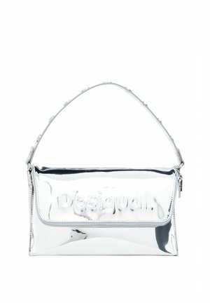 Bolso de mano - metallic grey