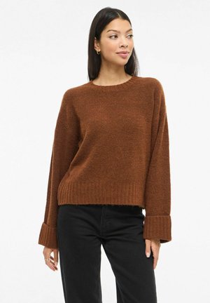 PULLOVER VILUNA RUNDHALS - Džemperis - chocolate brown
