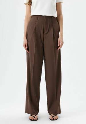 HIGH WAIST - Broek - brown