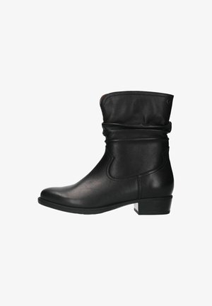 Manfield Bottines de cowboy / motard - schwarz