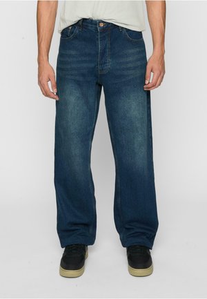 HERREN  LOOSE FIT  - Jeans relaxed fit - mid blue wash