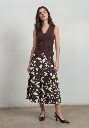 More & More, MORE & MORE LEICHTER, AUSGESTELLTER PRINTROCK - A-line skirt - shadow print