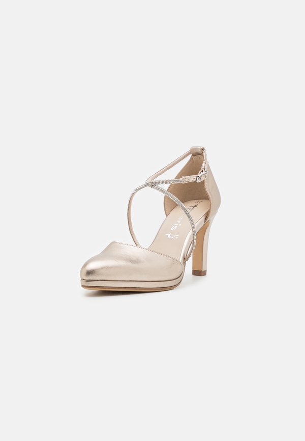 Platform heels - light gold2