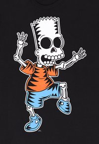 Henry Tiger SIMPSONS SKELETON BART - Triko s potiskem - black