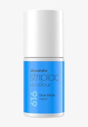 STRIPLAC UV COLOUR NEON - Nail polish - blue