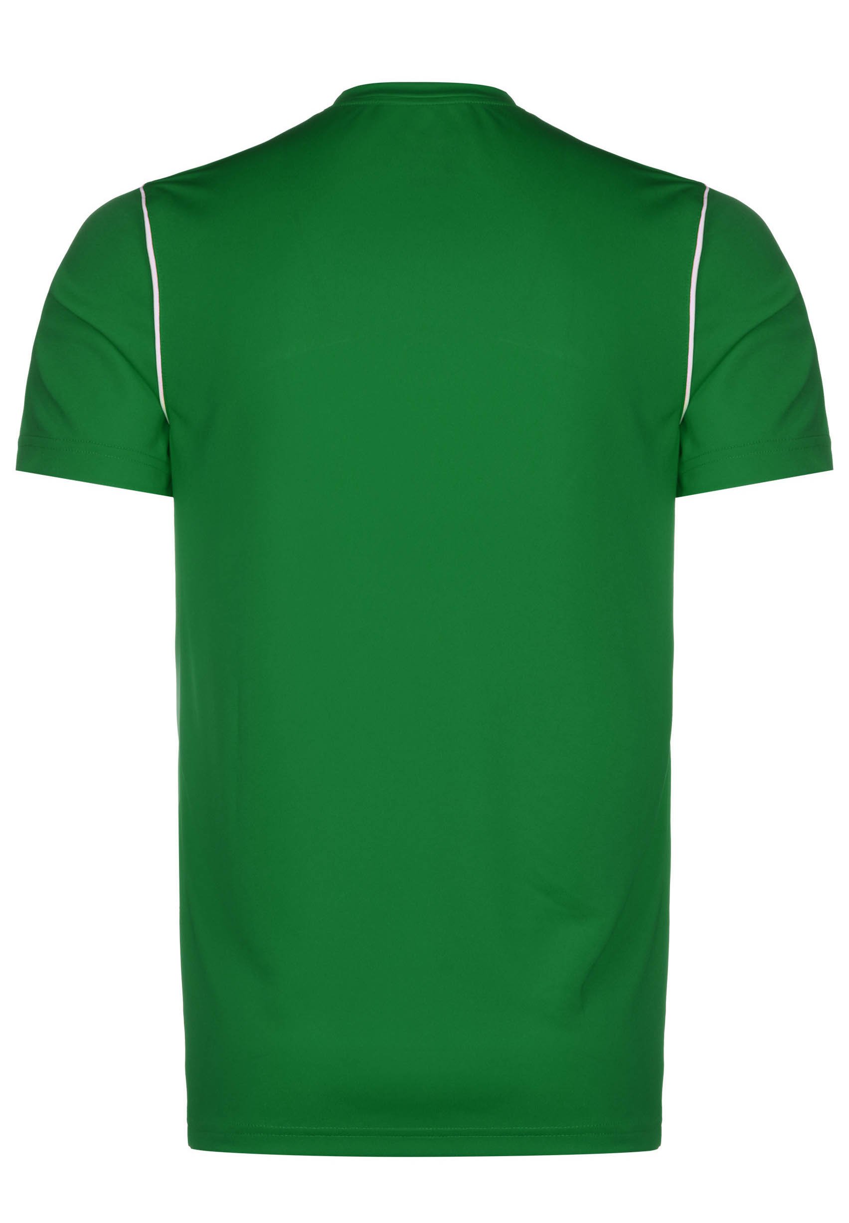 T-shirt basic - pine green / white 