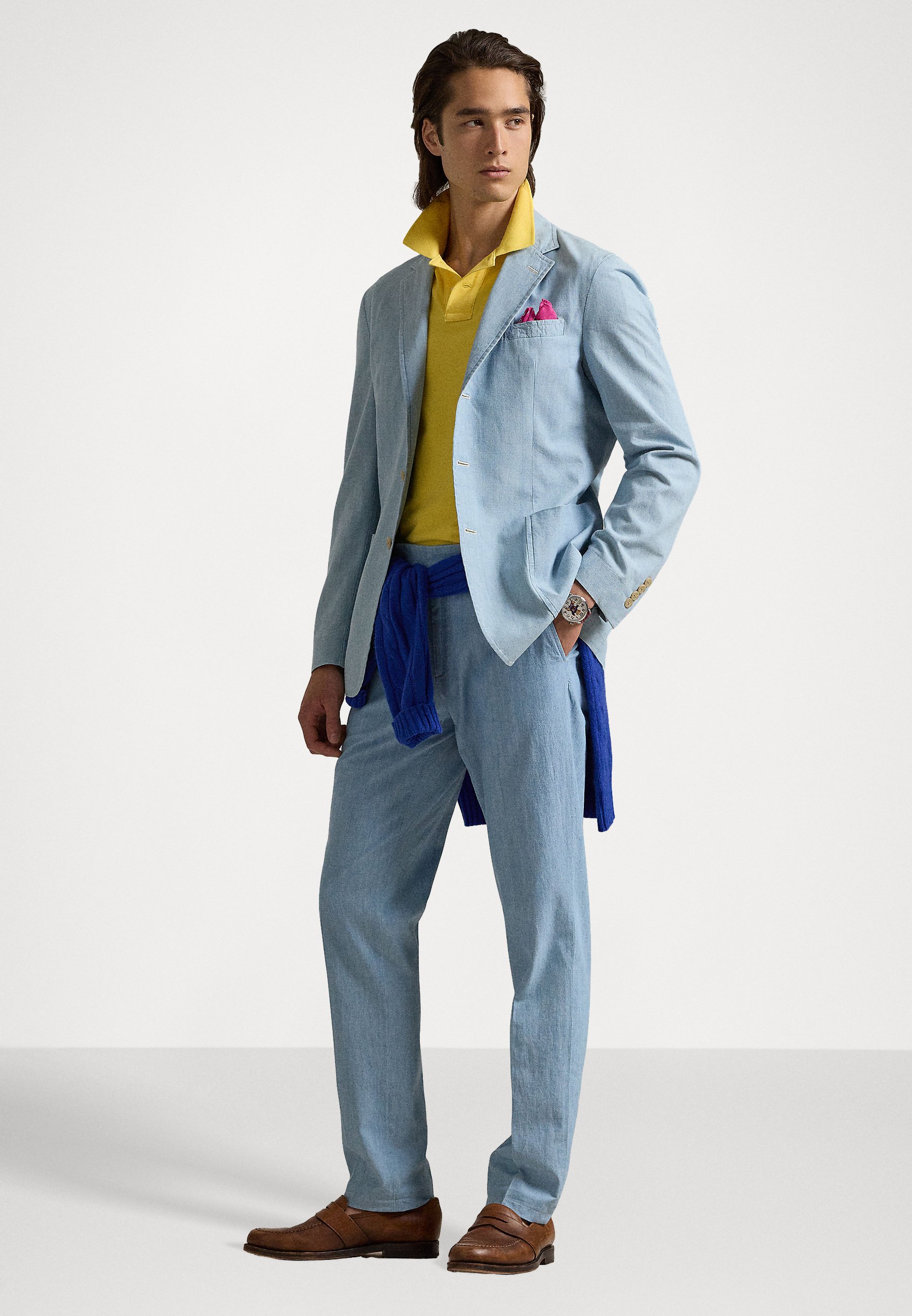 Polo Ralph Lauren POLO SOFT TAILORED CHAMBRAY SUIT JACKET - Blazer