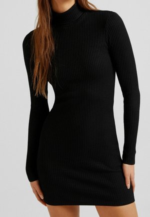 Bershka Robe fourreau - black